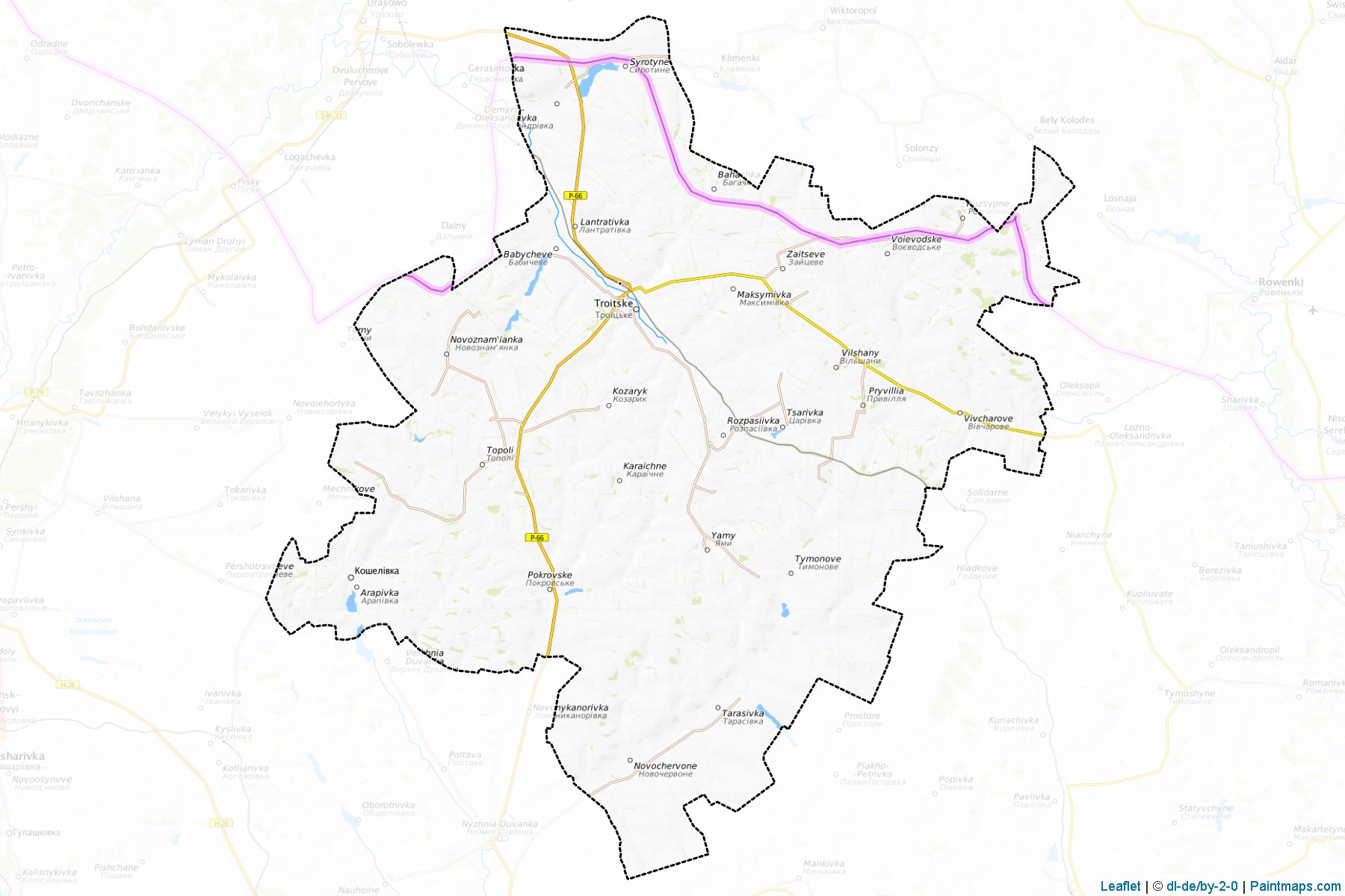 Troits'kyi (Luhansk) Map Cropping Samples-1