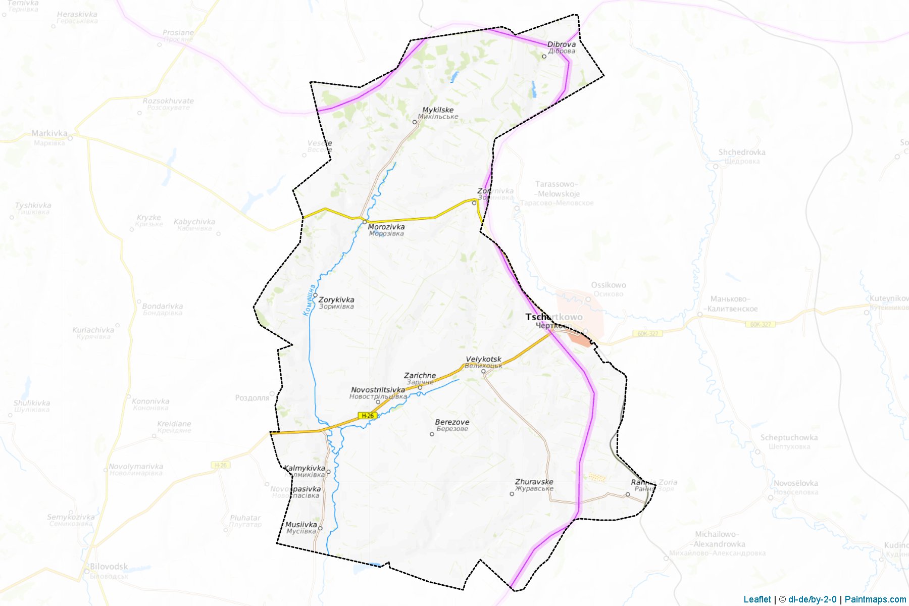 Milovs'kyi (Luhansk) Map Cropping Samples-1