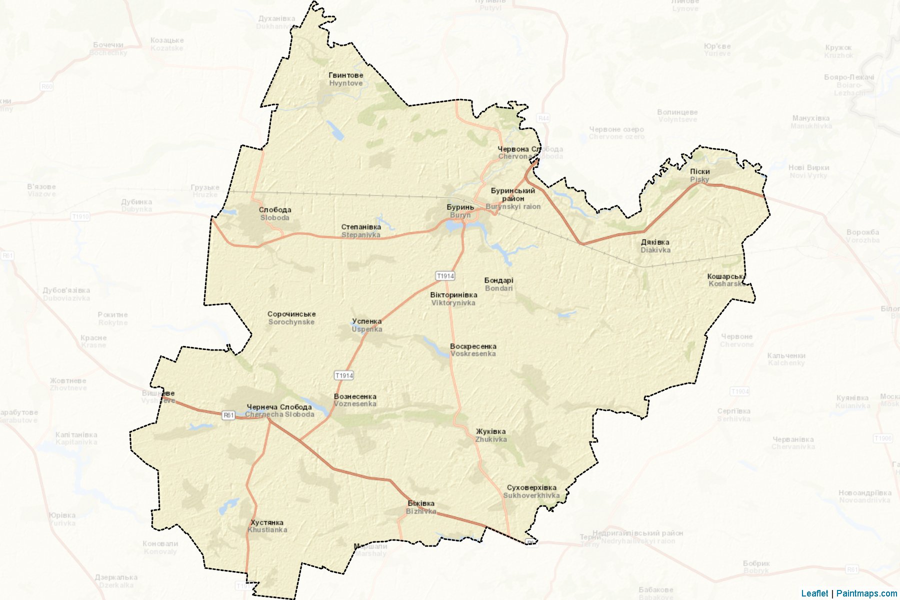 Muestras de recorte de mapas Burynskyi (Sumy)-2