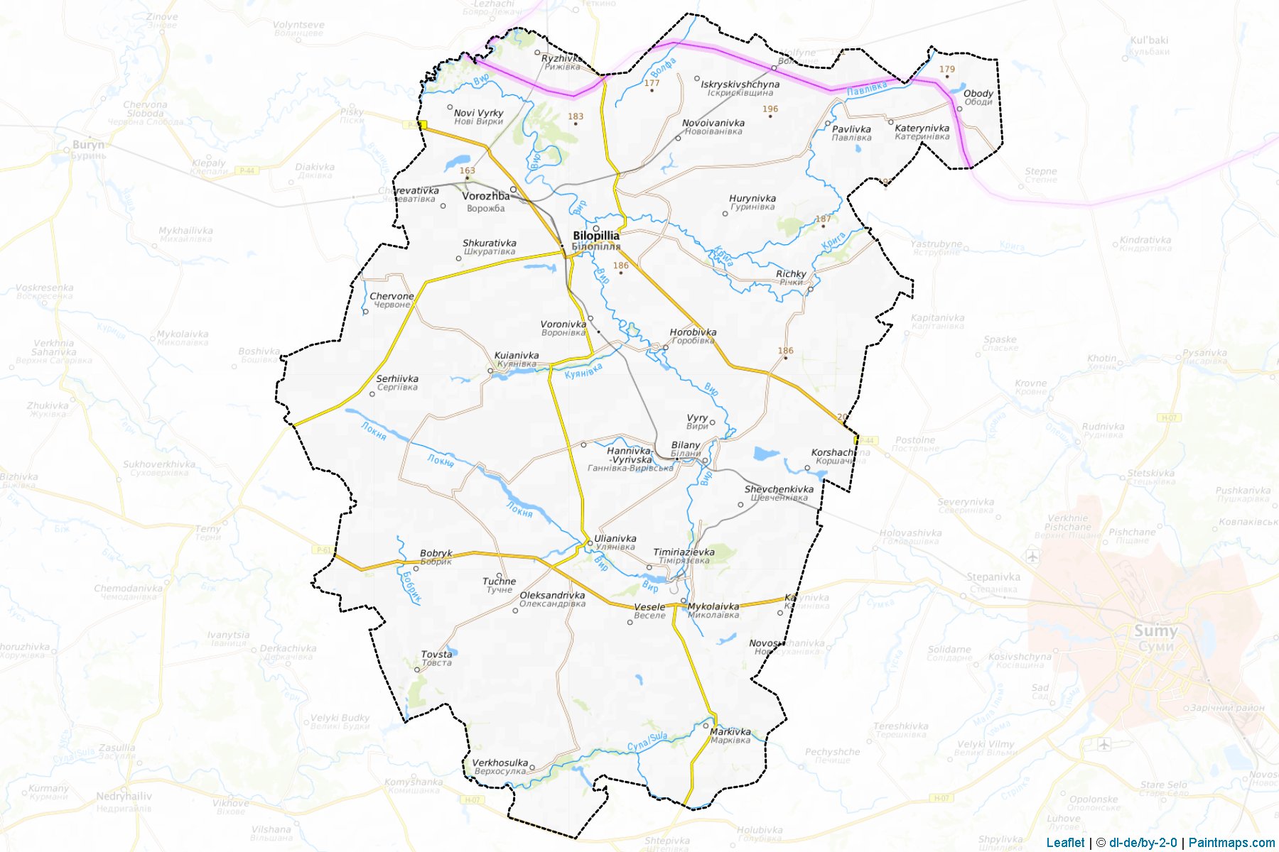 Bilopil's'kyi (Sumy) Map Cropping Samples-1