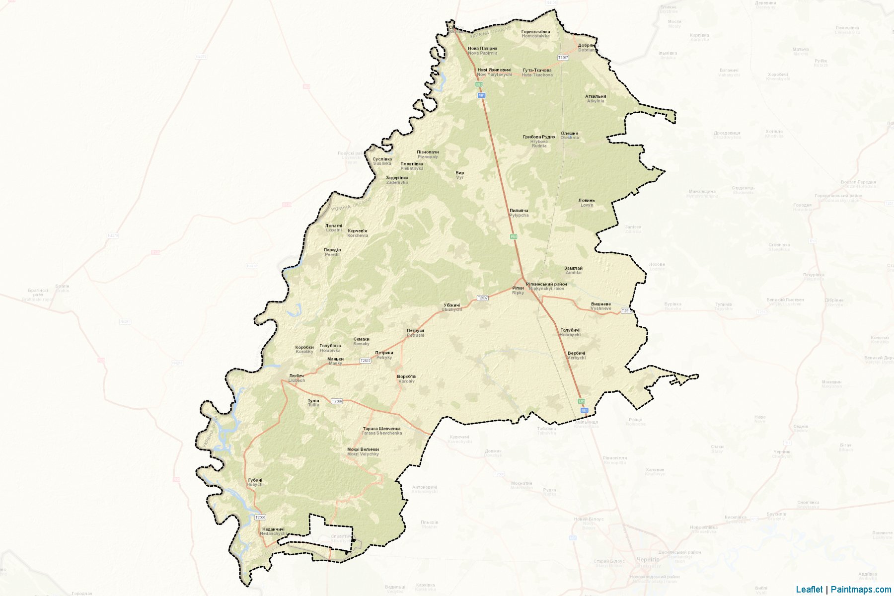 Muestras de recorte de mapas Ripkynskyi (Chernihiv)-2