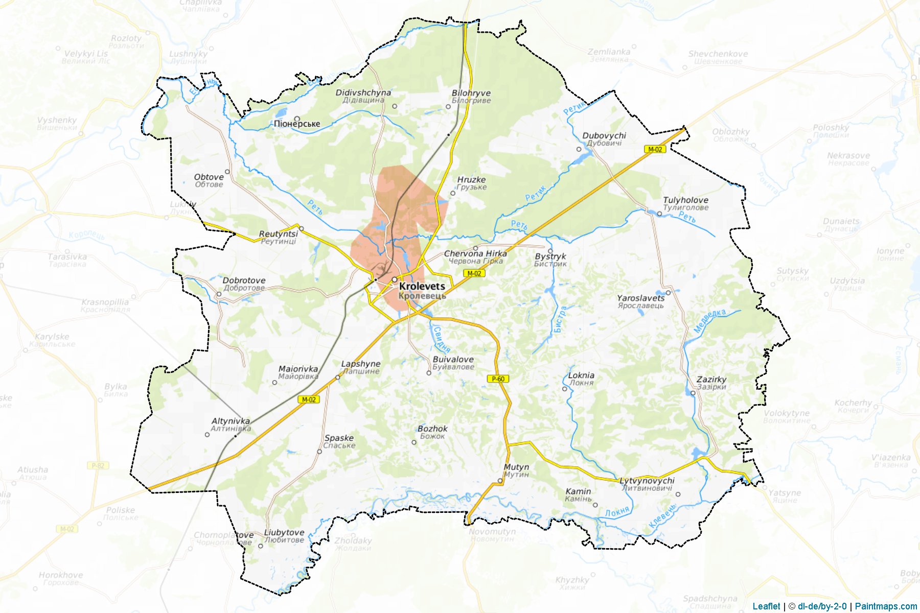 Krolevets'kyi (Sumy) Map Cropping Samples-1