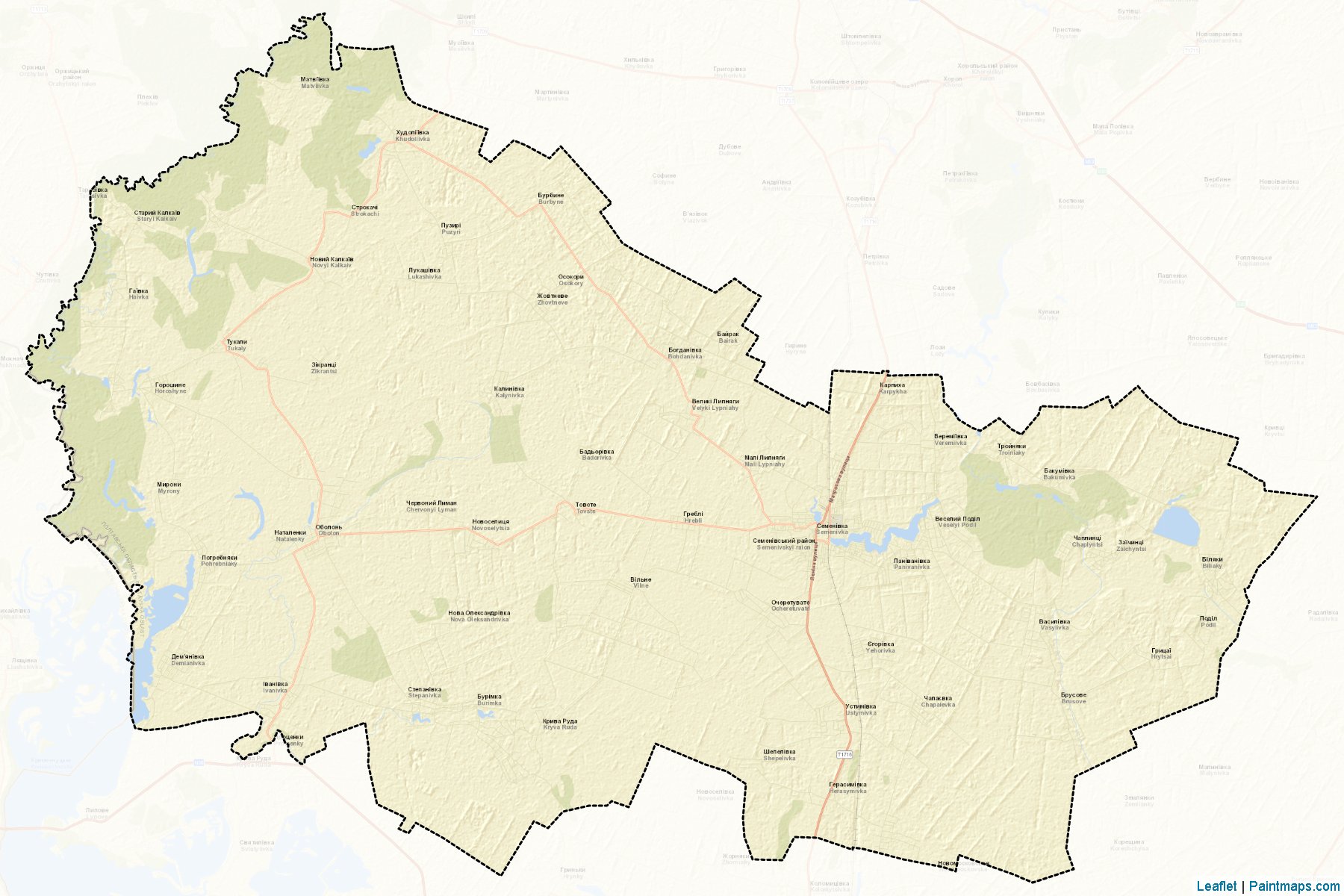 Semenivs'kyi (Poltava) Map Cropping Samples-2