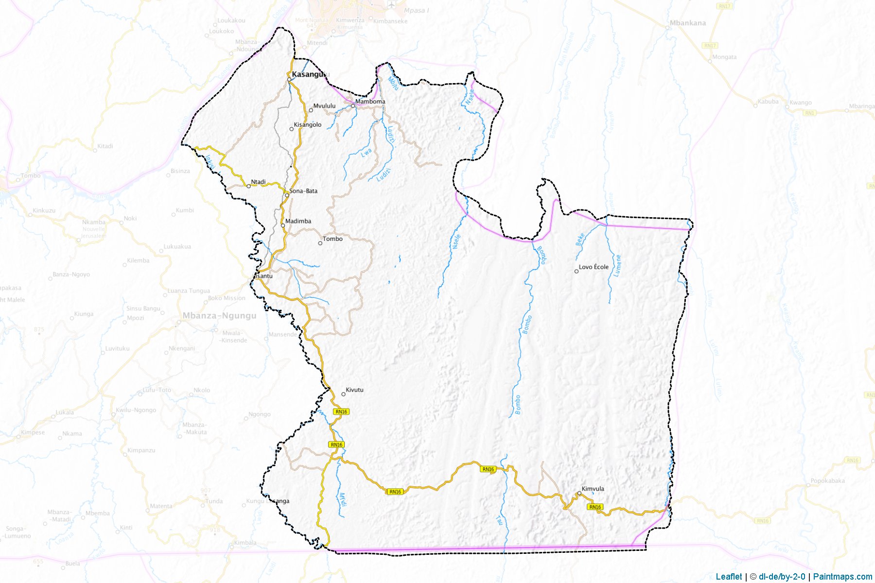 Muestras de recorte de mapas Lukaya (Bas-Congo)-1