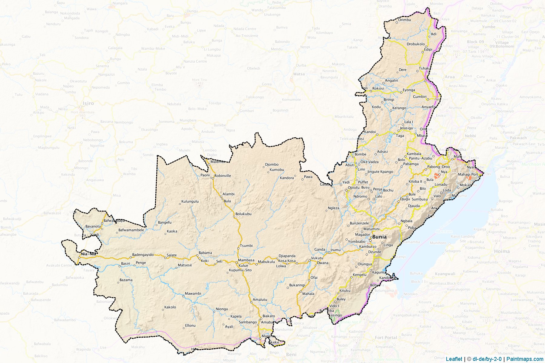 Muestras de recorte de mapas Ituri (Orientale)-1