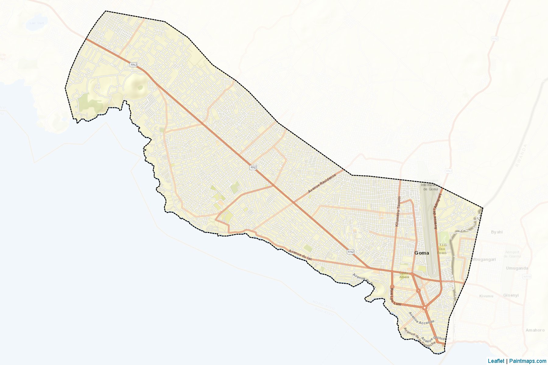 Goma (North Kivu) Map Cropping Samples-2