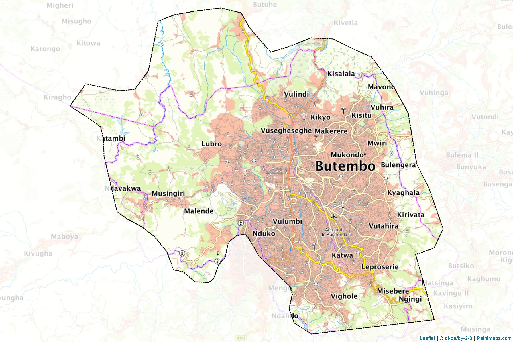 Butembo (North Kivu) Map Cropping Samples-1