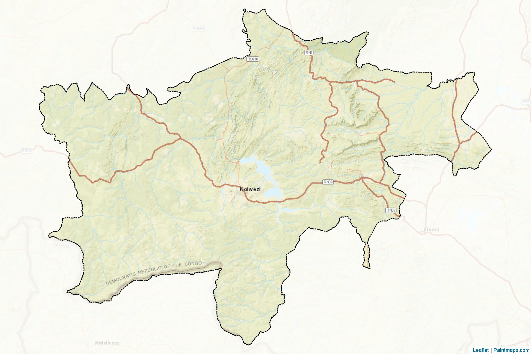 Kolwezi (Katanga) Map Cropping Samples-2