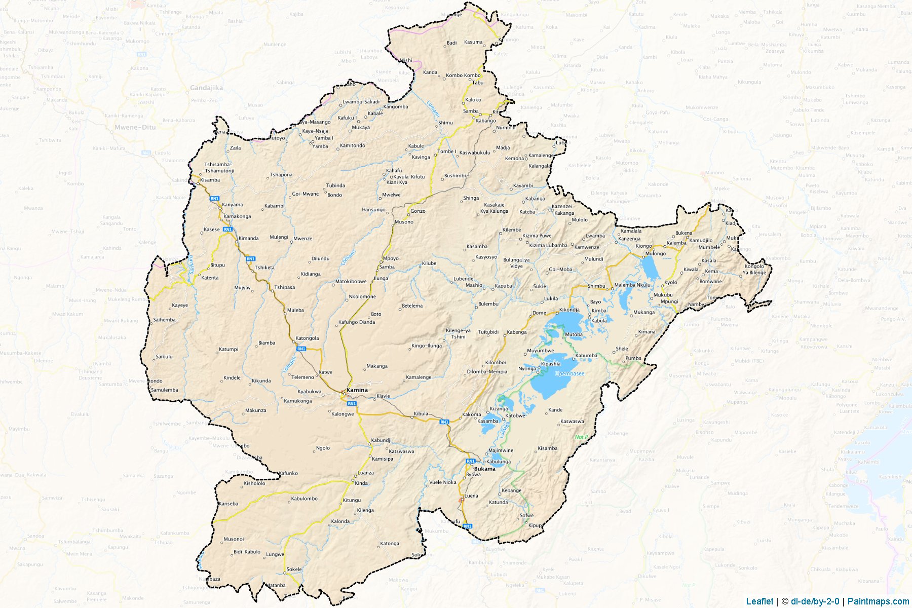 Haut-Lomami (Katanga) Map Cropping Samples-1