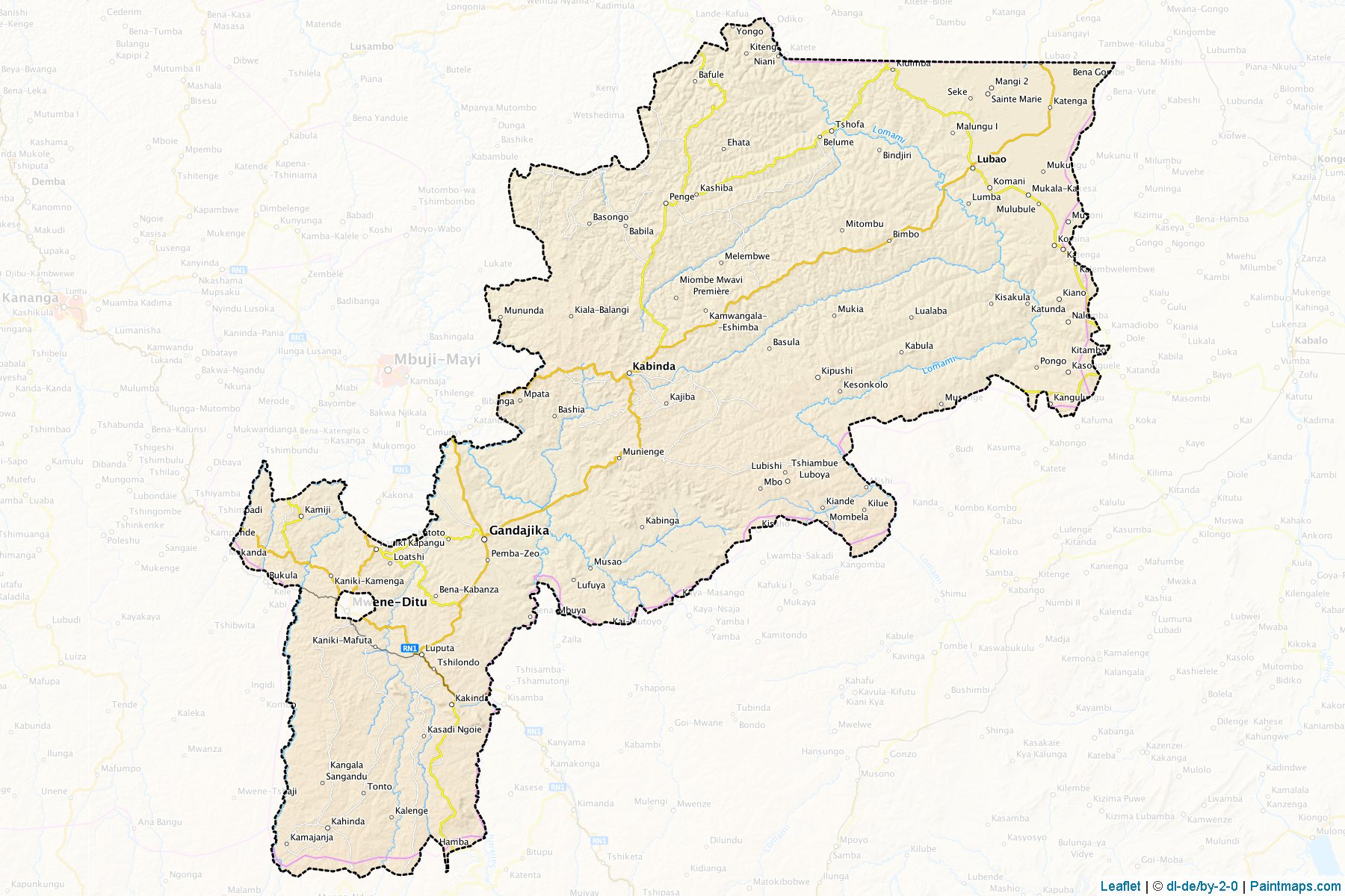 Lomami (Kasaï-Occidental) Map Cropping Samples-1