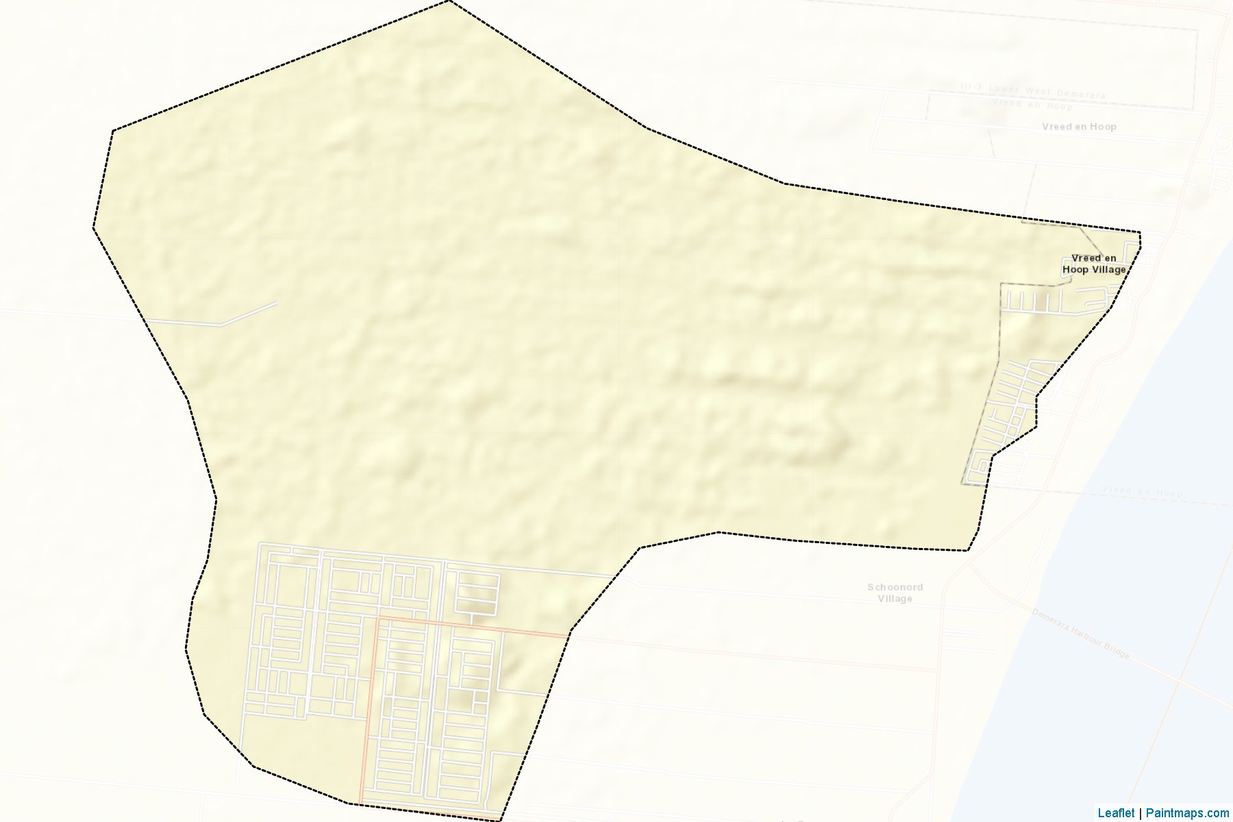 Meer Zorgen/Malgre Tout (Essequibo Adaları-Batı Demerara) Haritası Örnekleri-2