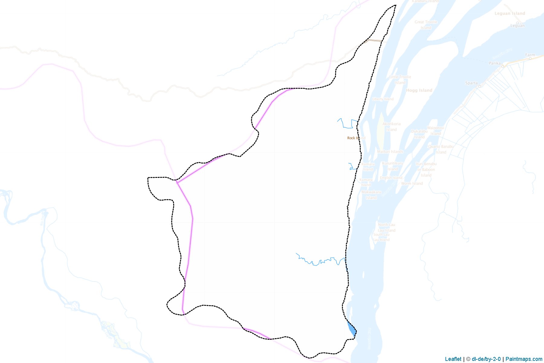 Unorganized (Mahaica-Berbice) Map Cropping Samples-1