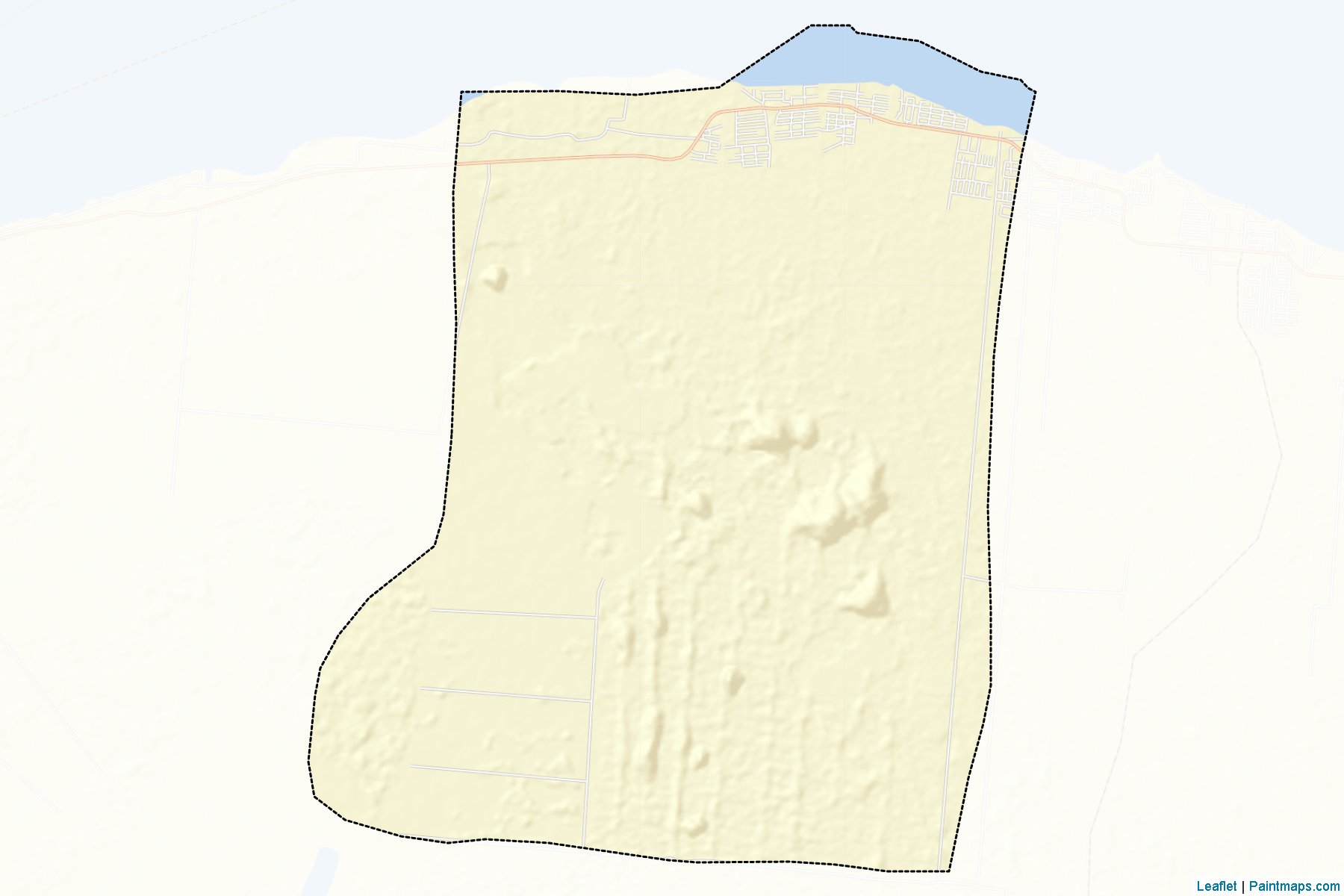 Muestras de recorte de mapas Uitvlugt/Tuschen (Essequibo Islands-West Demerara)-2