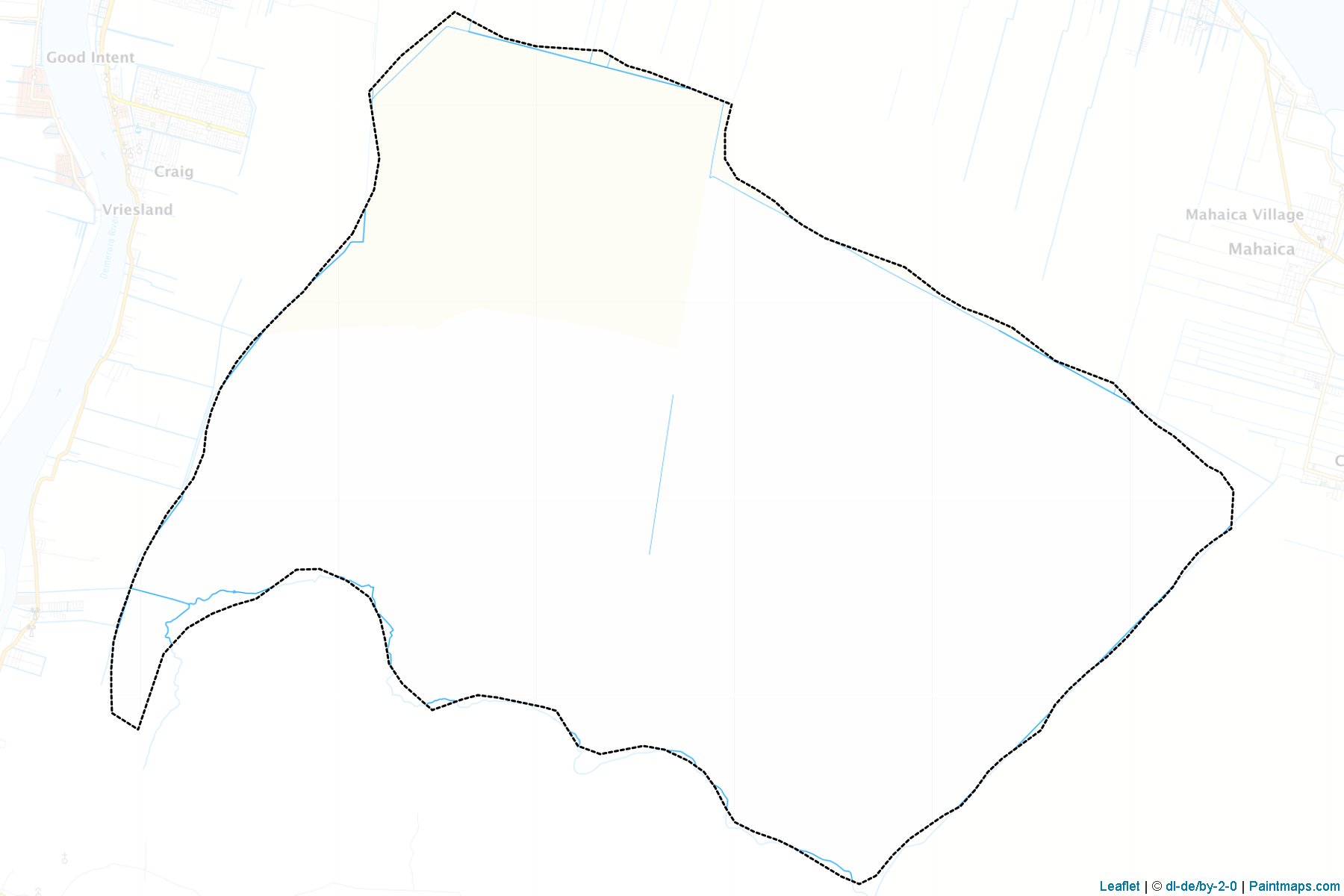 Muestras de recorte de mapas Unorganized (Demerara-Mahaica)-1