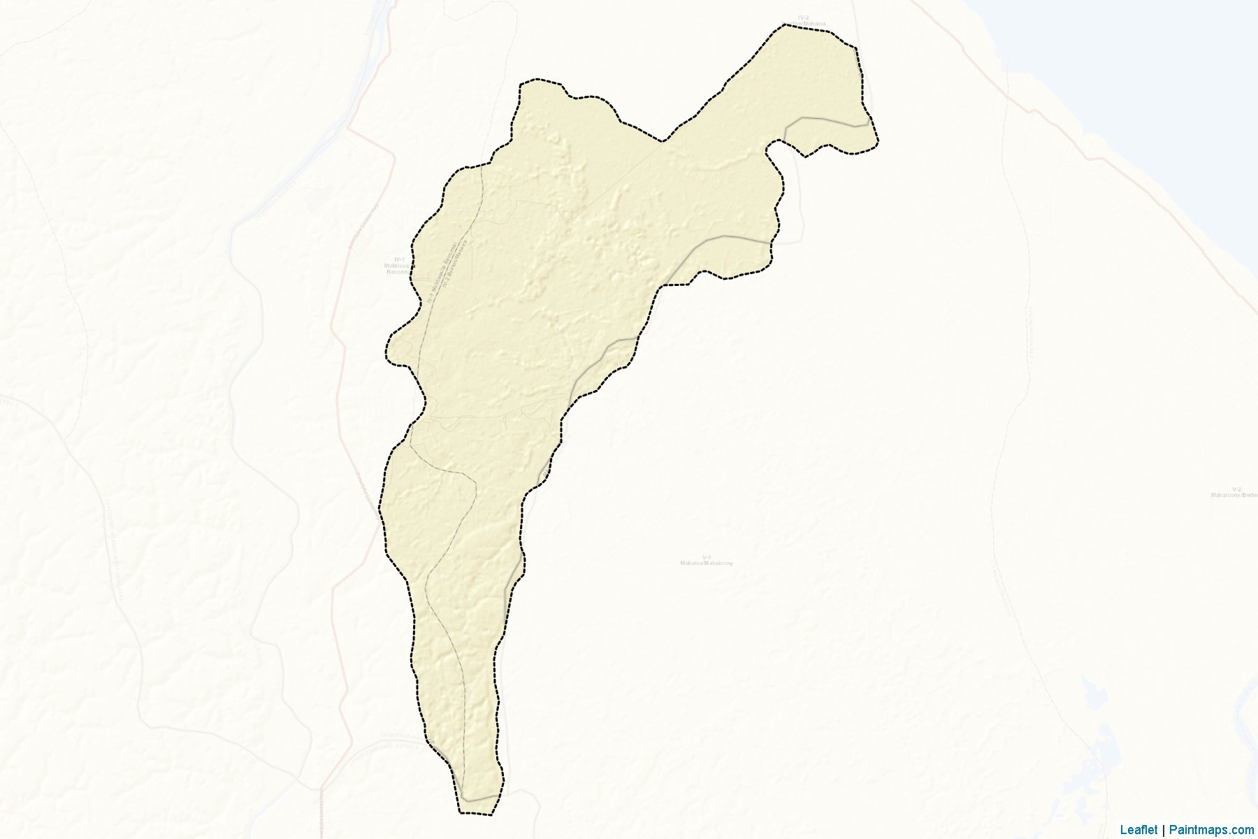 Muestras de recorte de mapas St. Cuthberts/Orange Nassau (Mahaica River) (Demerara-Mahaica)-2