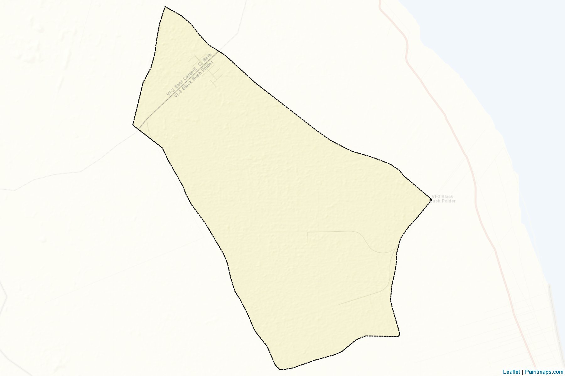 Black Bush Polder Land Dev Schm (Demerara-Mahaica) Map Cropping Samples-2