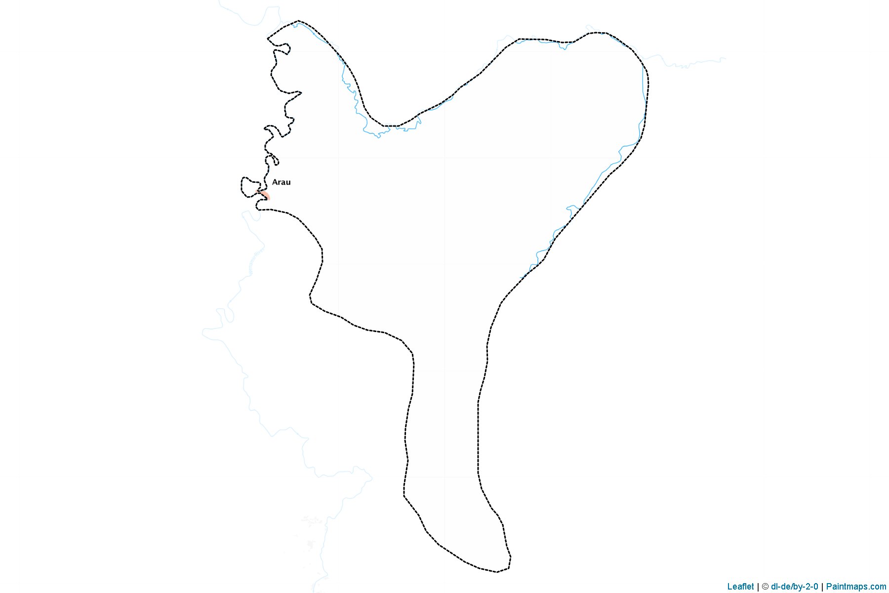 Arau (Pomeroon-Supenaam) Map Cropping Samples-1