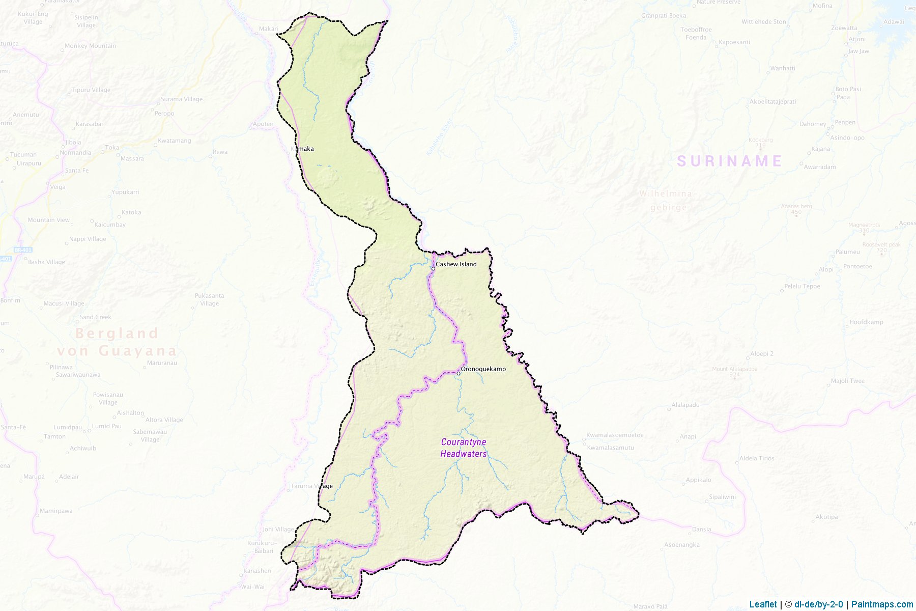 Corentyne River (Demerara-Mahaica) Map Cropping Samples-1