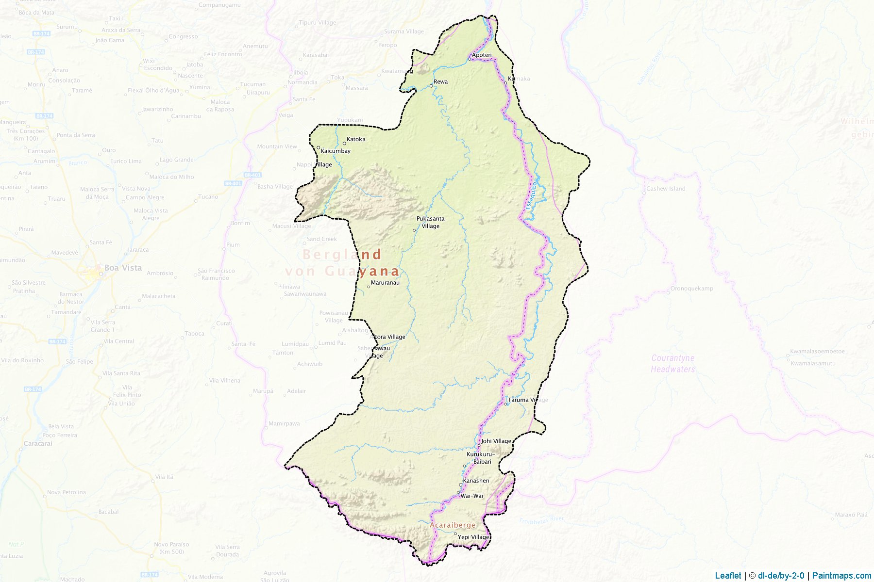 Unorganized (Upper Demerara-Berbice) Map Cropping Samples-1