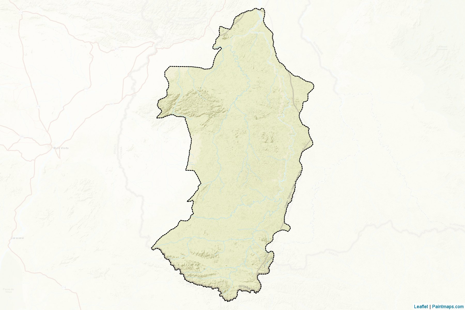 Unorganized (Upper Demerara-Berbice) Map Cropping Samples-2