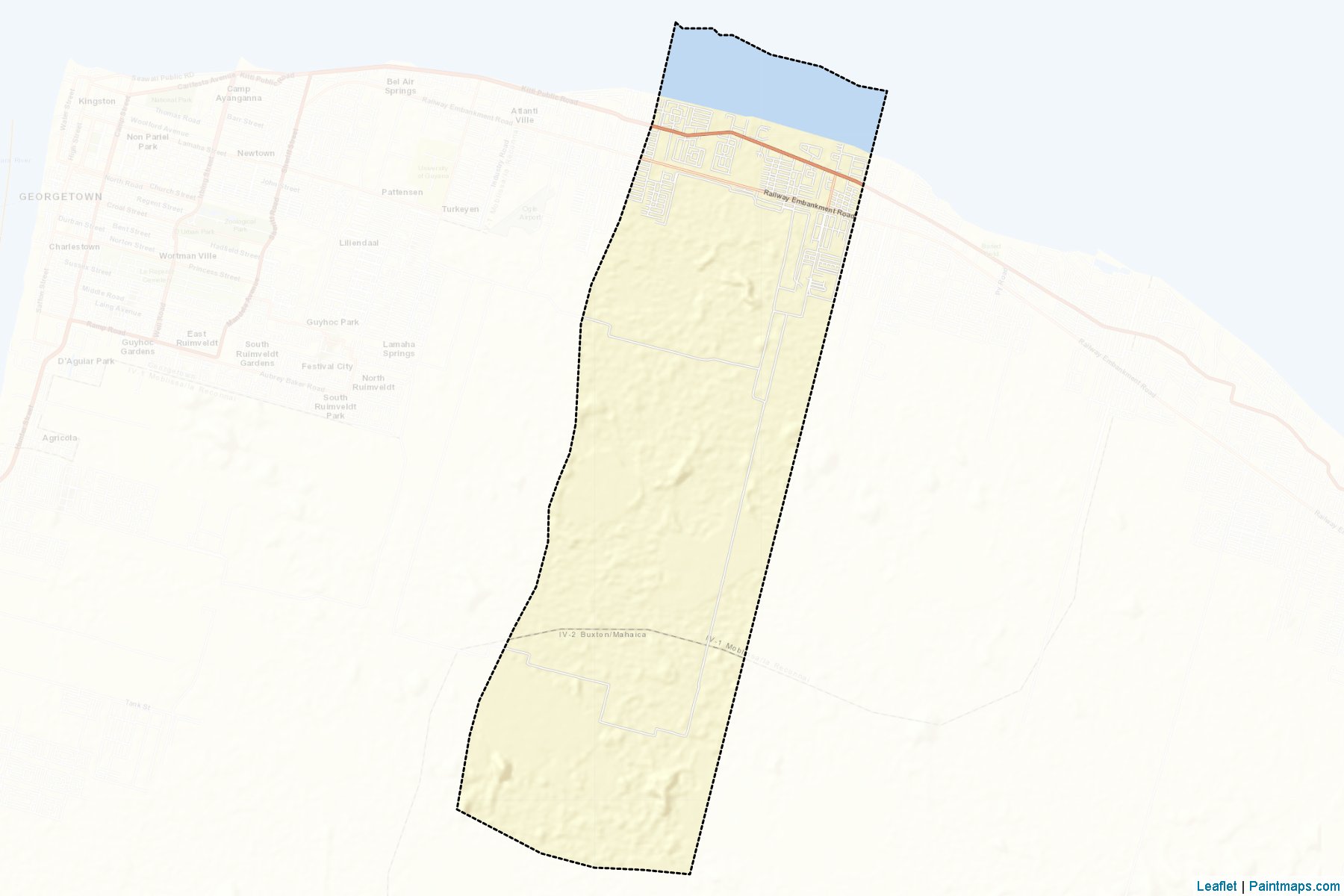 La Bonne Intention / Better Hope (Essequibo Islands-West Demerara) Map Cropping Samples-2