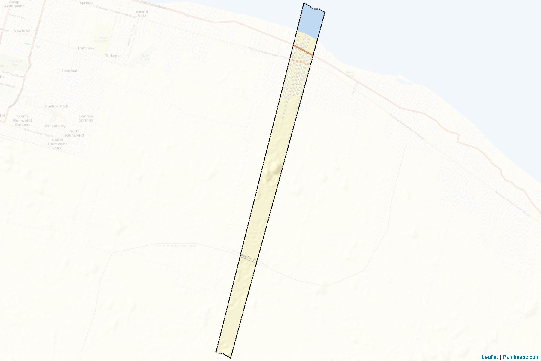 Triumph / BV (Essequibo Islands-West Demerara) Map Cropping Samples-2