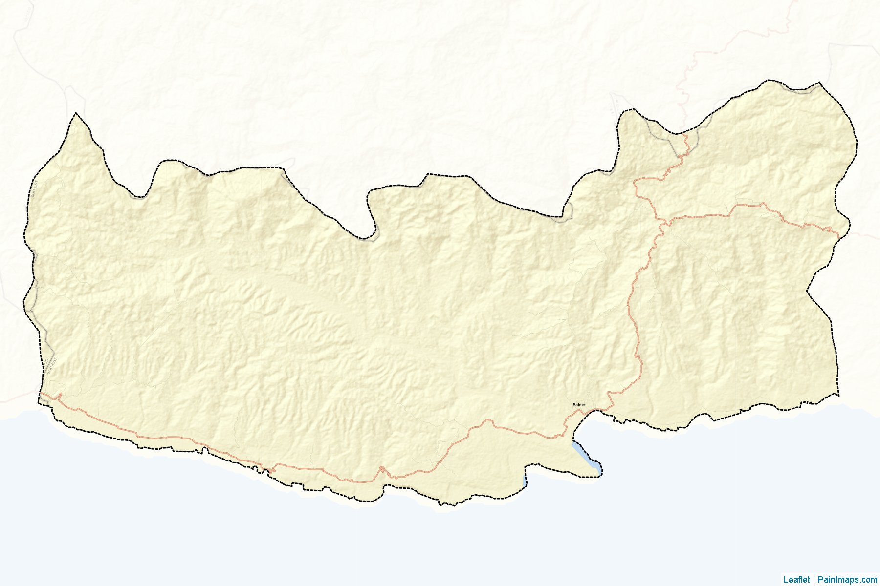 Muestras de recorte de mapas Bainet (Sud-Est)-2