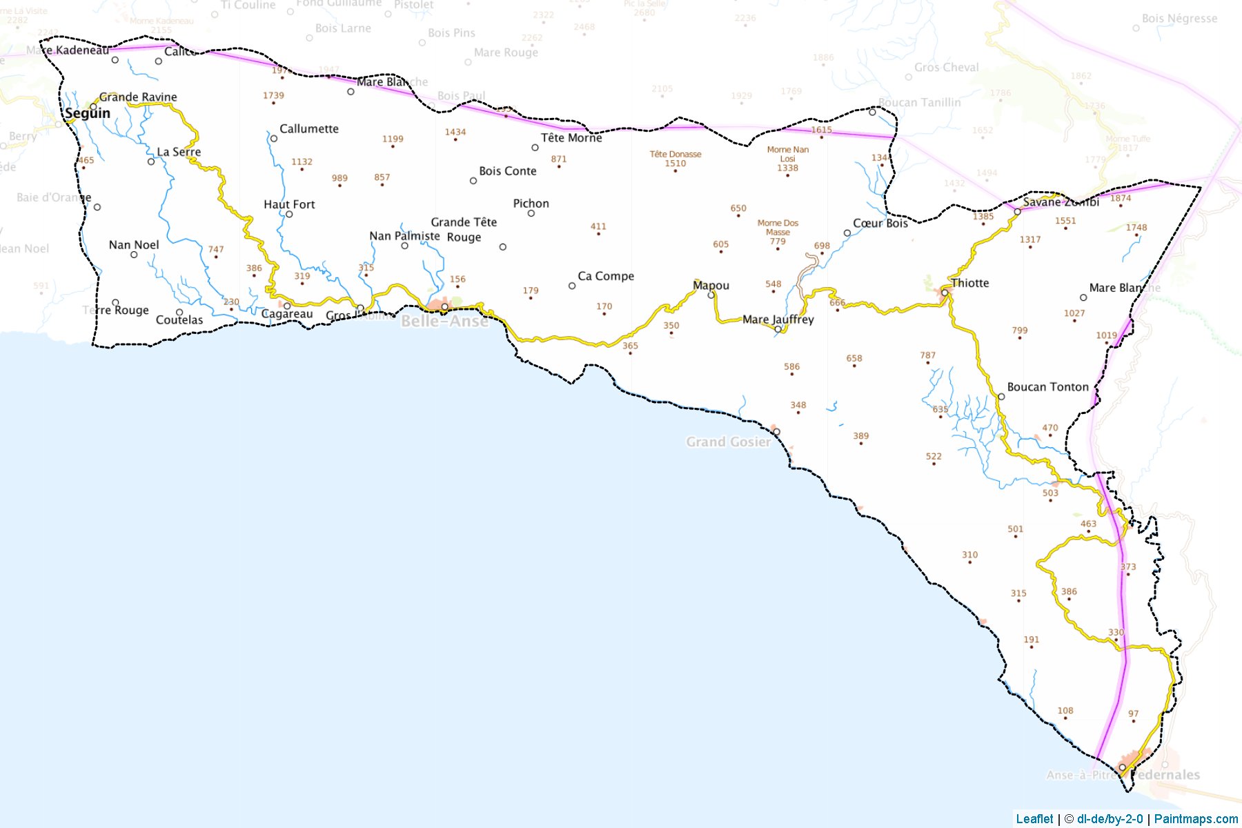 Belle-Anse (Sud-Est) Map Cropping Samples-1