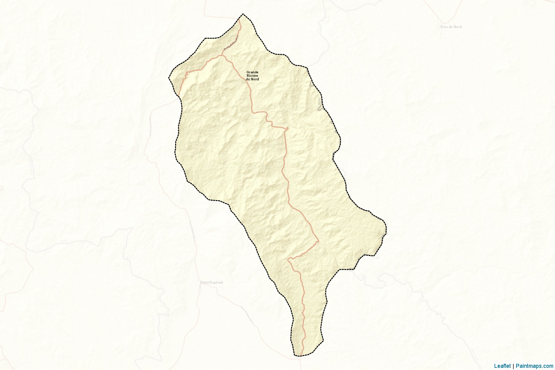 Muestras de recorte de mapas Grande-Rivière du Nord (Nord)-2