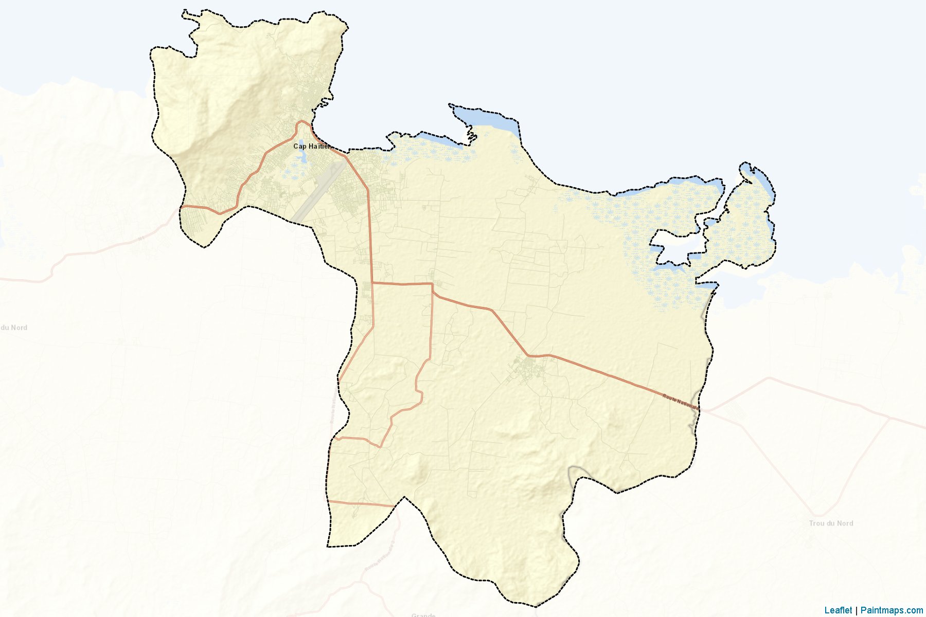 Muestras de recorte de mapas le Cap-Haïtien (Nord)-2