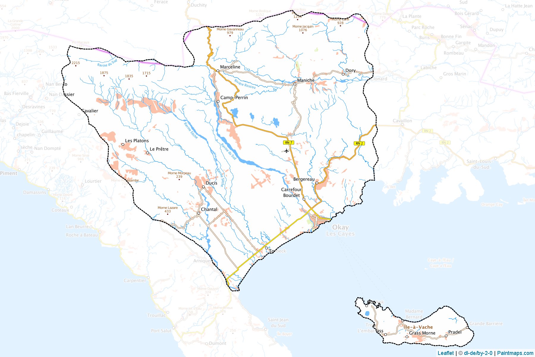 les Cayes (Sud) Map Cropping Samples-1