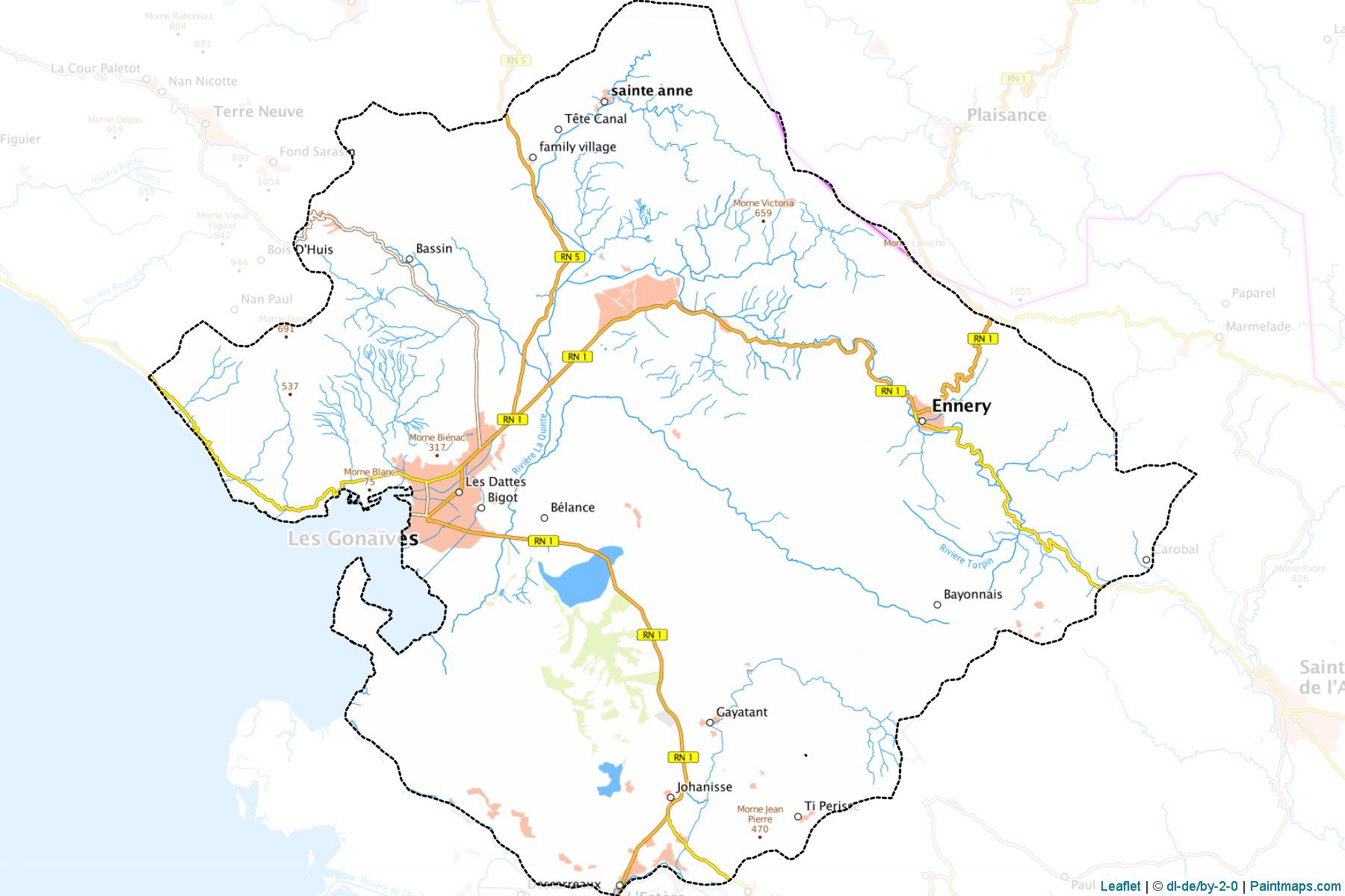 Muestras de recorte de mapas les Gonaïves (L'Artibonite)-1