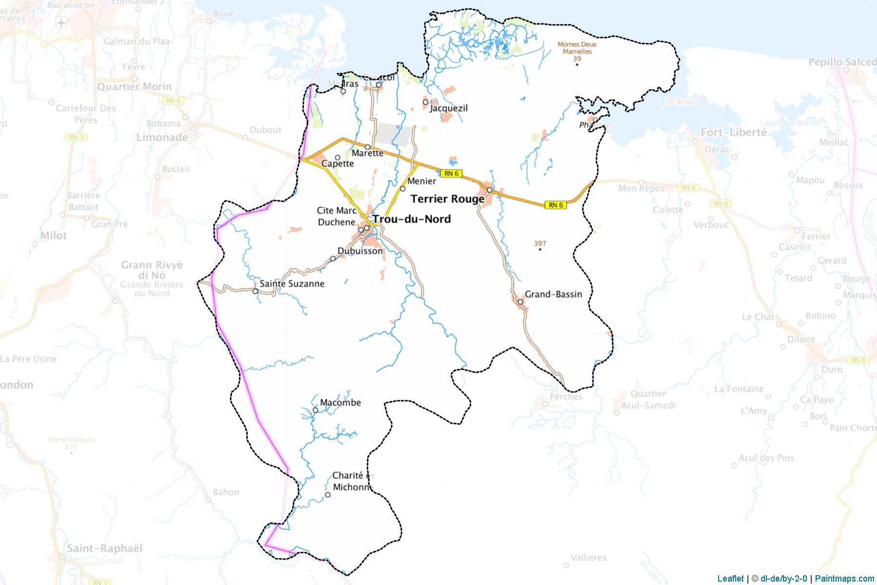 le Trou-du-Nord (Nord-Est) Haritası Örnekleri-1