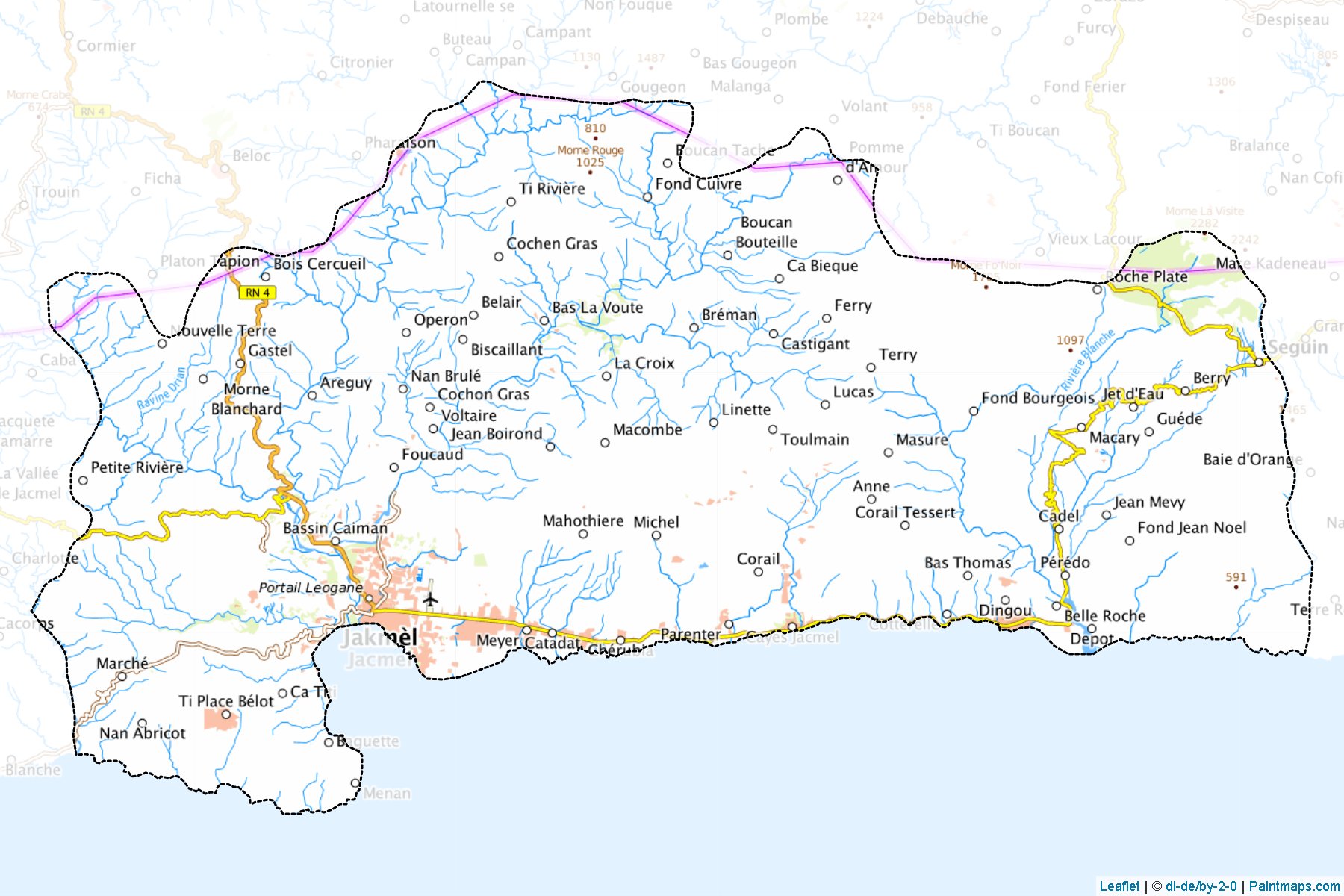 Jacmel (Sud-Est) Map Cropping Samples-1