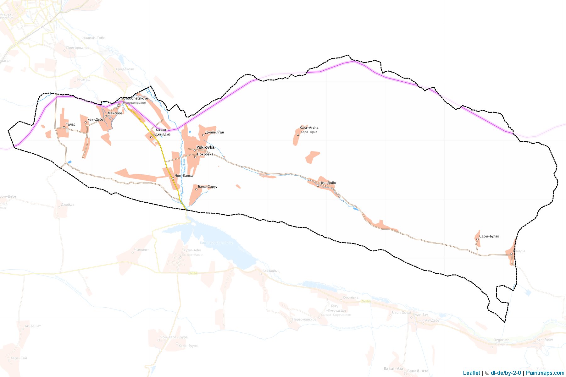 Manas (Talas) Map Cropping Samples-1