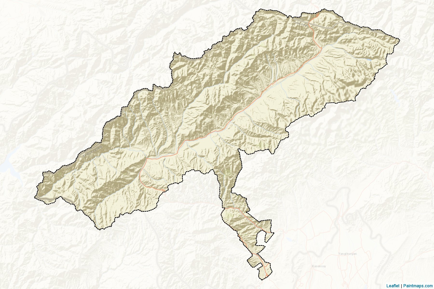 Chatkal (Jalal-Abad) Map Cropping Samples-2