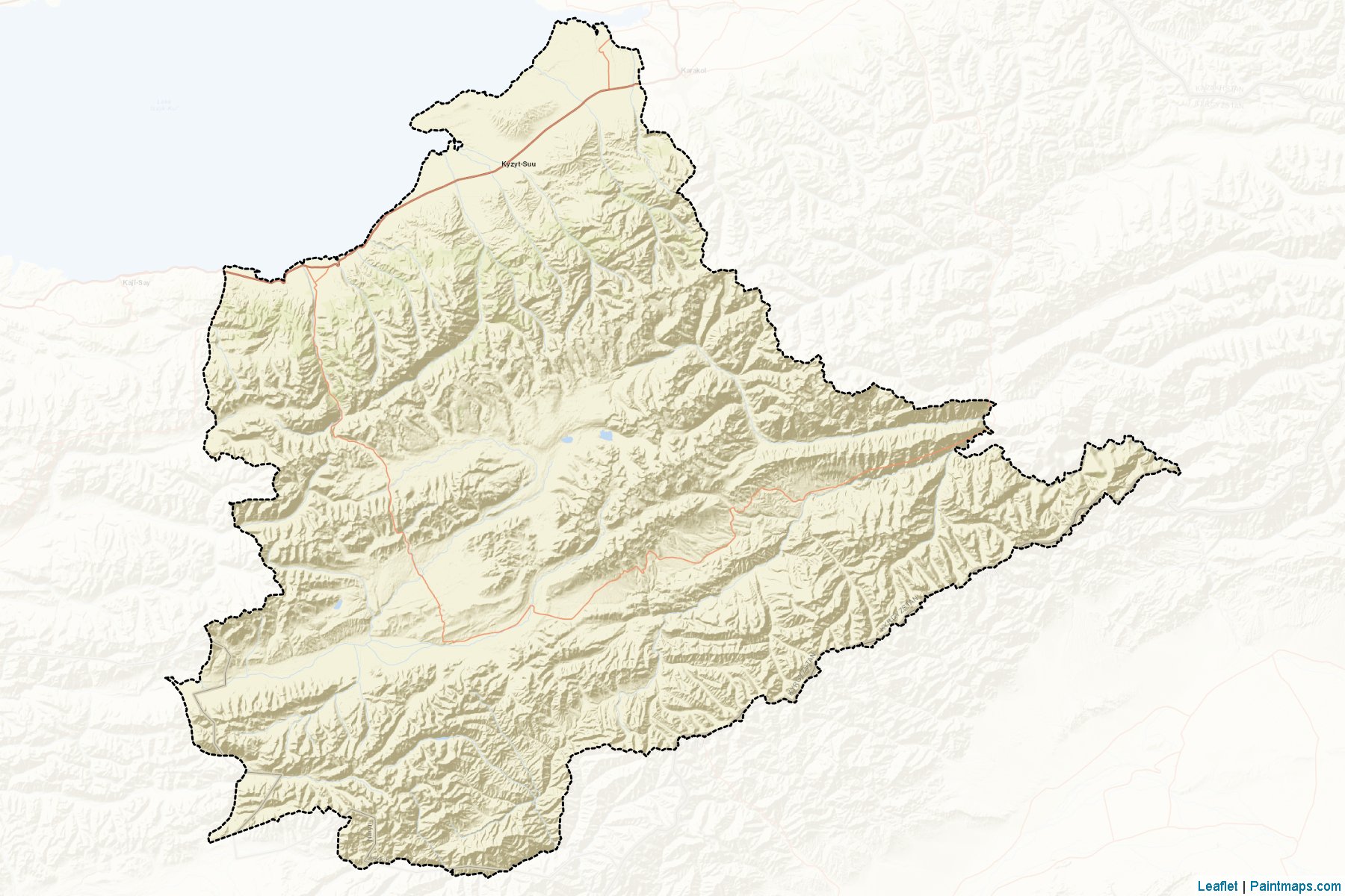 Djety-Oguz (Ysyk-Kol) Map Cropping Samples-2