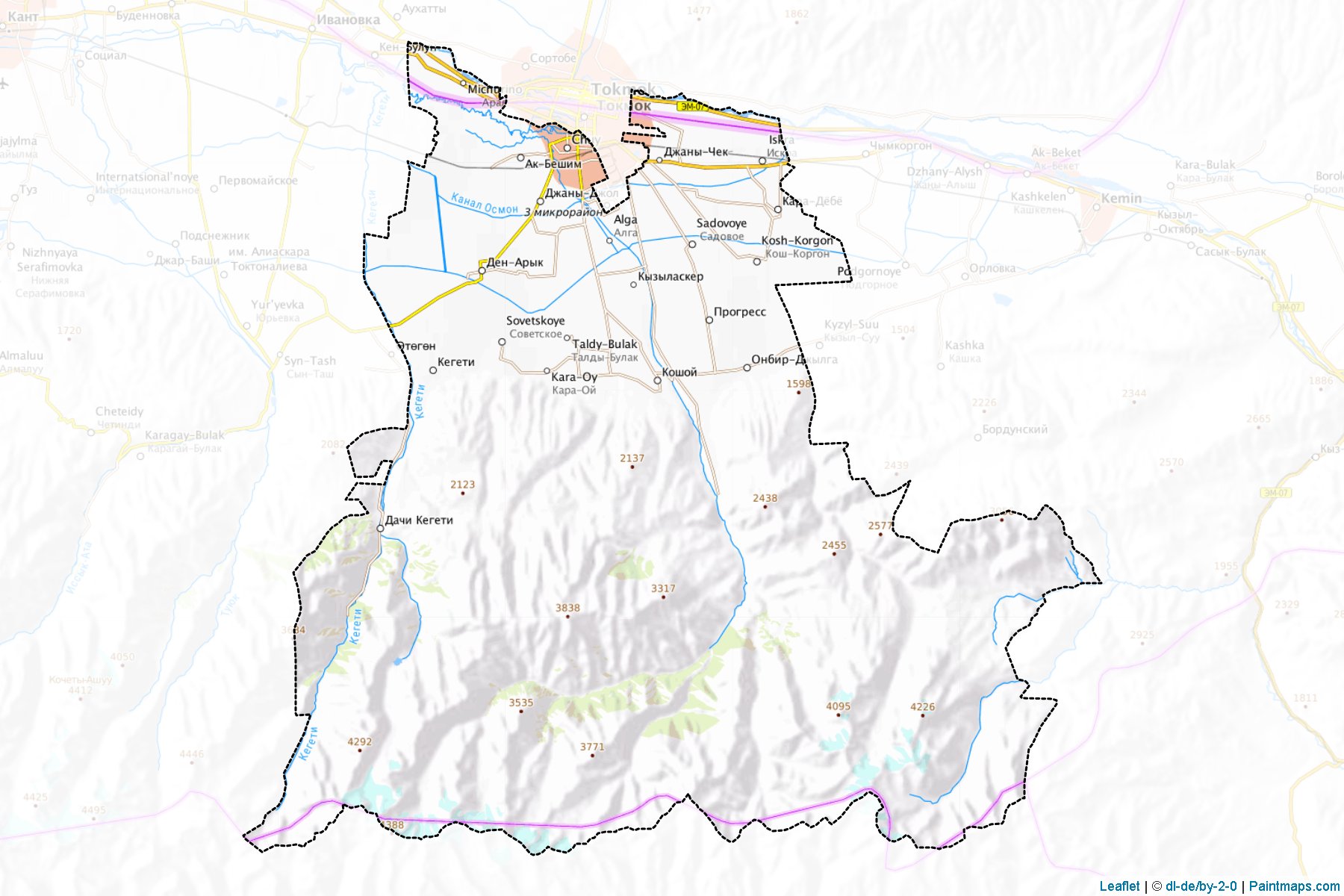 Muestras de recorte de mapas Chui (Chuy)-1