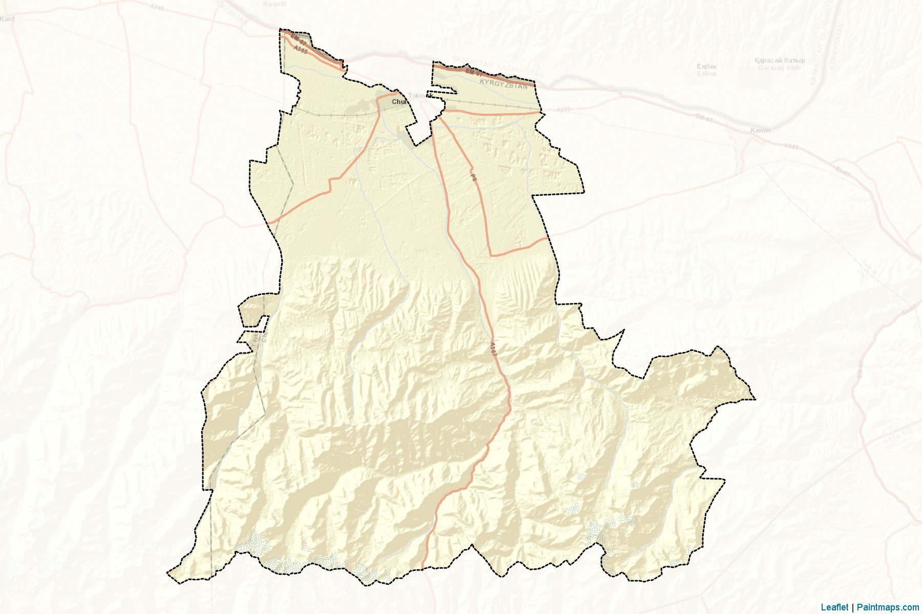 Muestras de recorte de mapas Chui (Chuy)-2