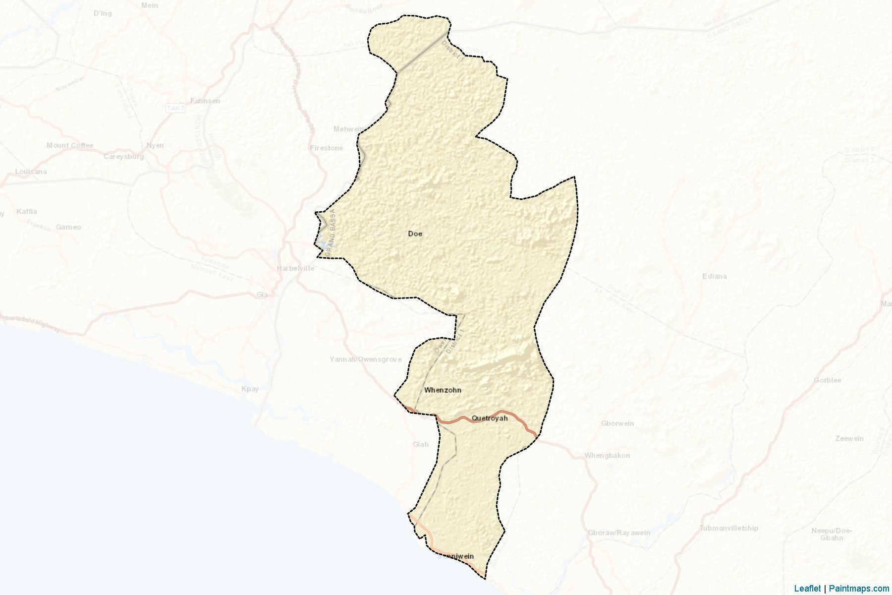 District #1 (Grand Bassa) Map Cropping Samples-2