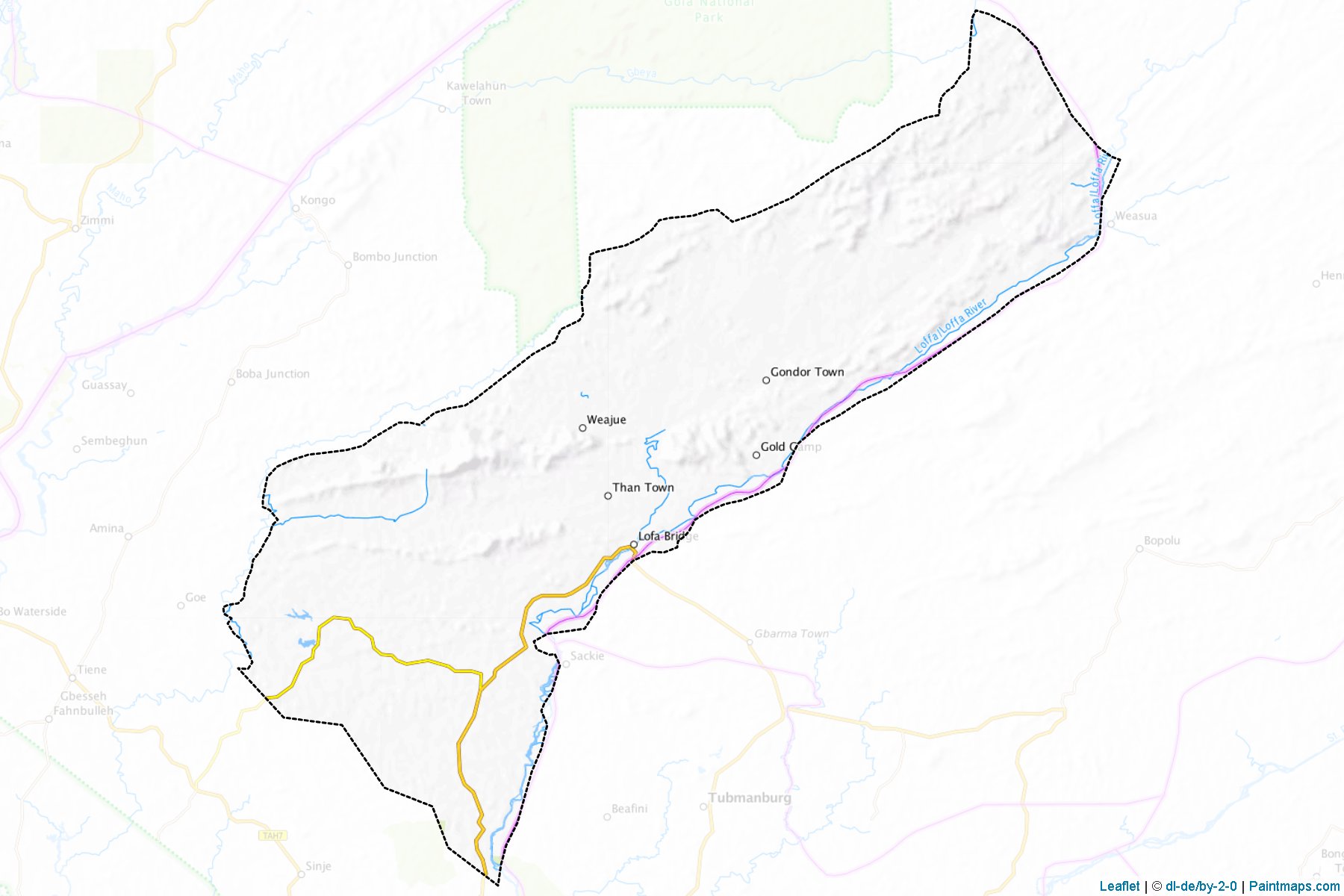 Gola Konneh (Grand Cape Mount County) Haritası Örnekleri-1