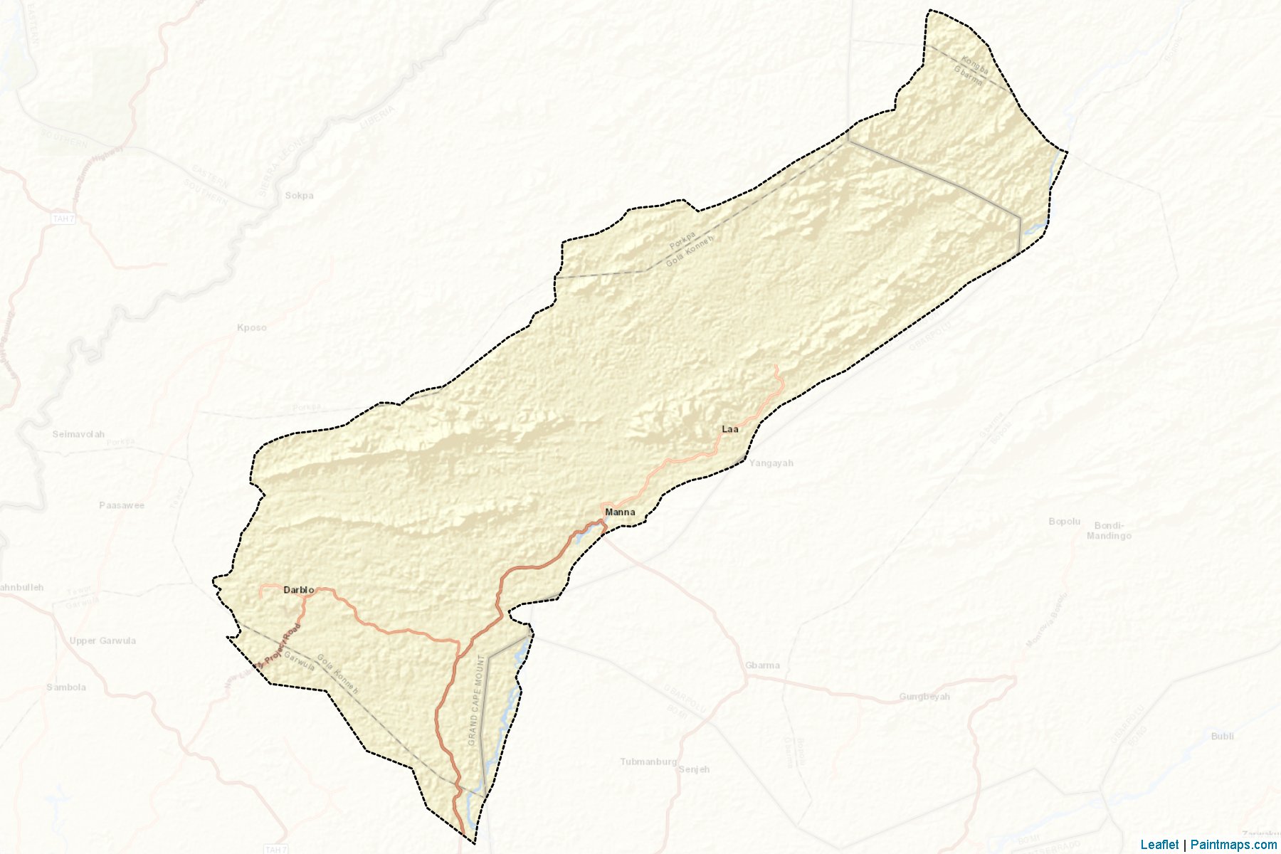 Muestras de recorte de mapas Gola Konneh (Grand Cape Mount)-2