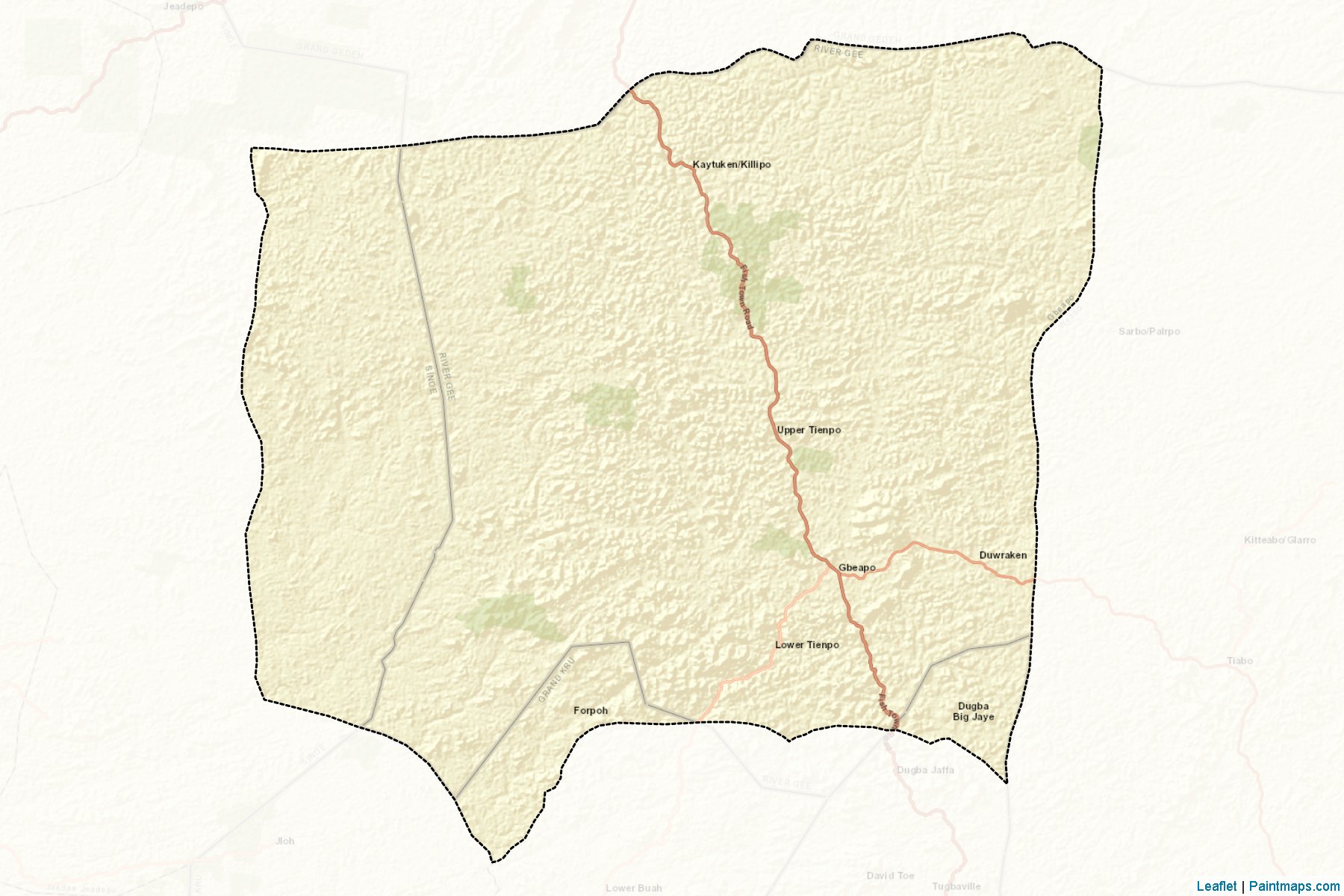 Muestras de recorte de mapas Gbeapo (River Gee)-2