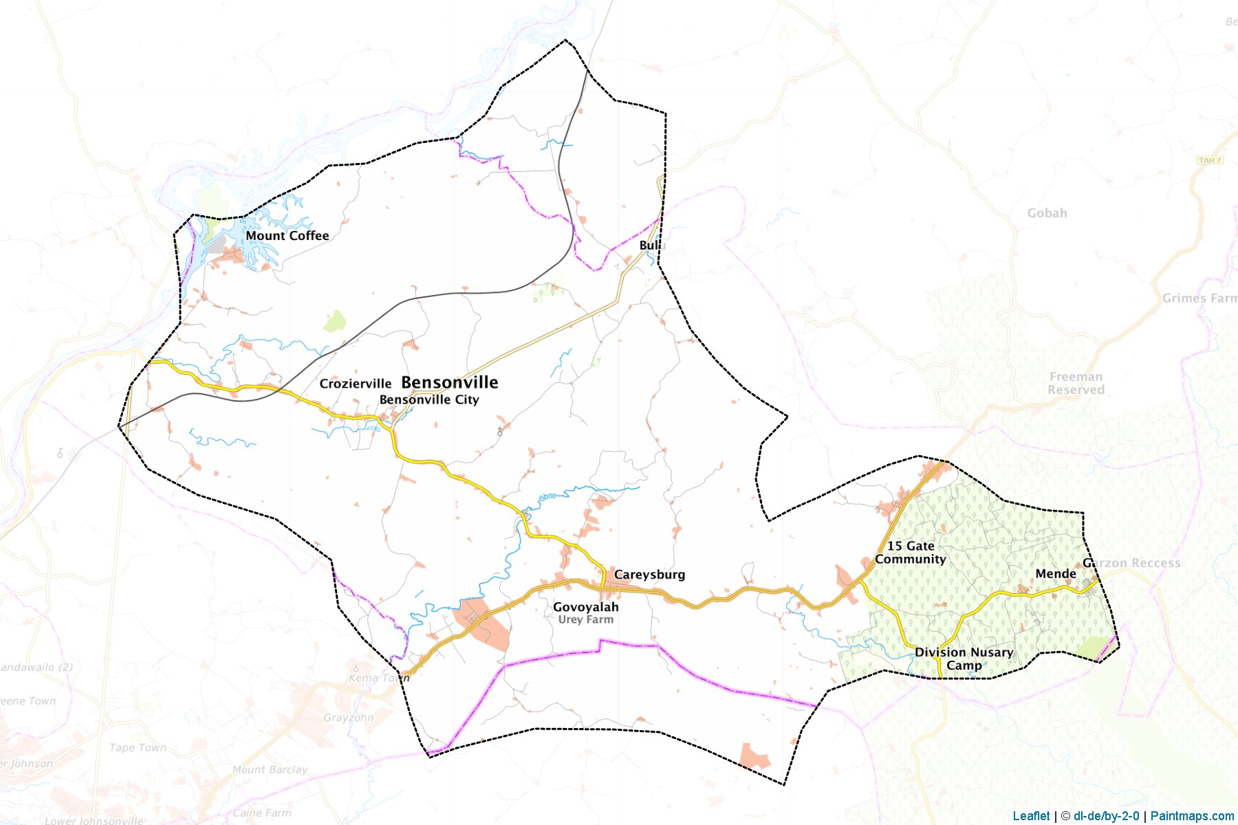 Careysburg (Montserrado) Map Cropping Samples-1