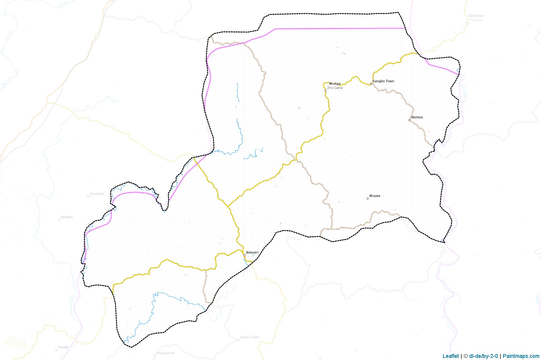 Muestras de recorte de mapas Morweh (River Cess)-1