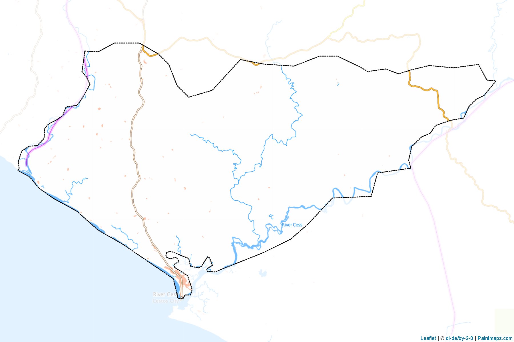 Muestras de recorte de mapas  (River Cess)-1