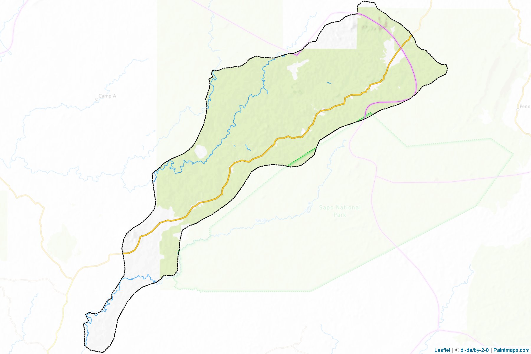 Pyneston (Sinoe County) Haritası Örnekleri-1