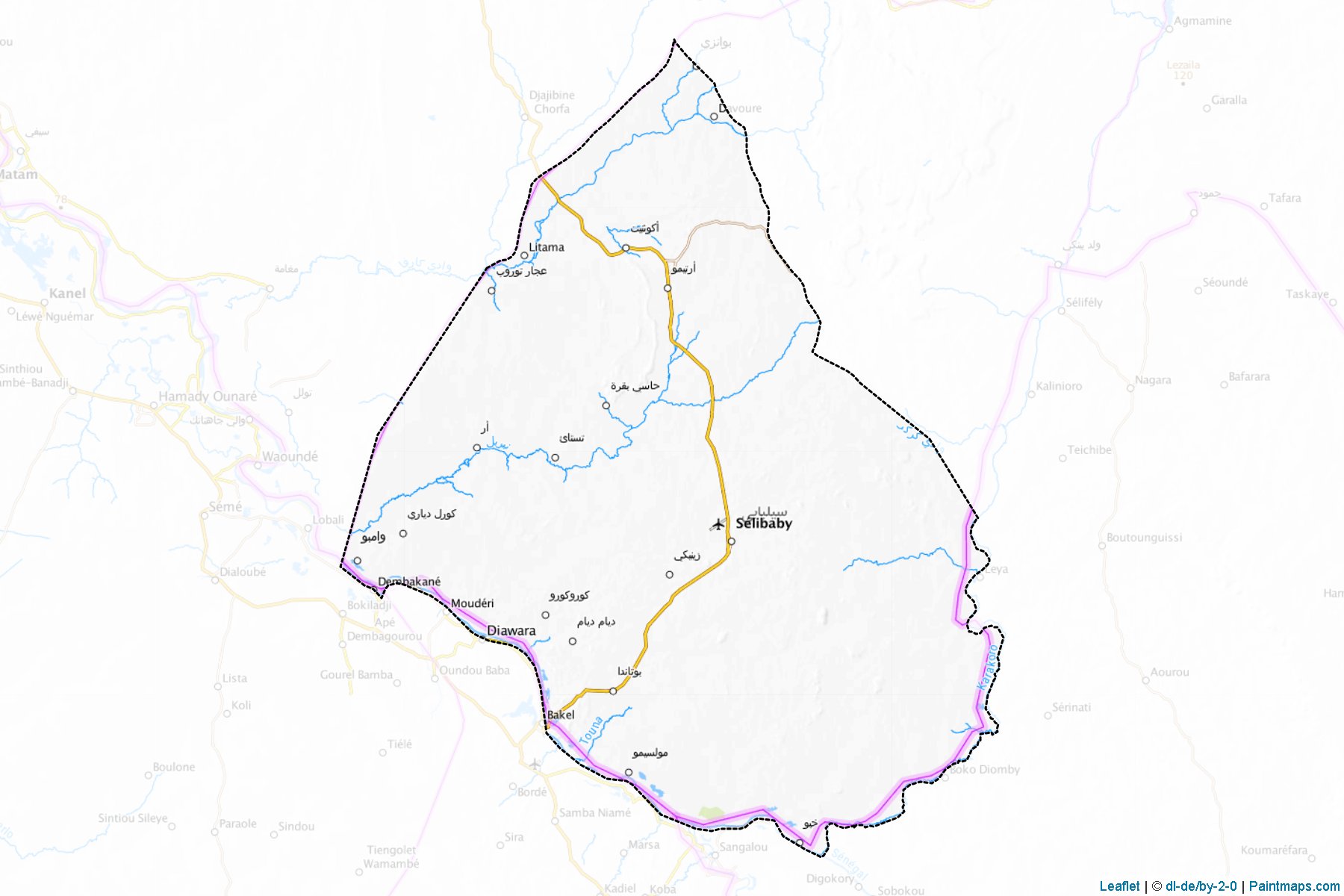 Sélibaby (Guidimaka Region) Map Cropping Samples-1