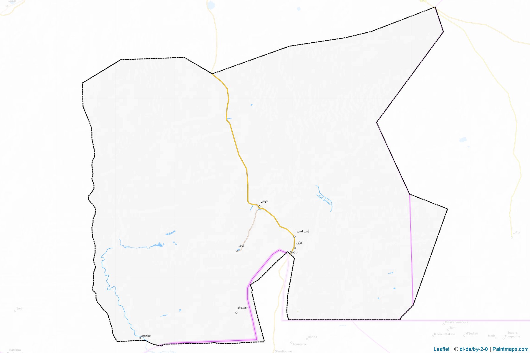 Muestras de recorte de mapas Kobeni (Hodh El Gharbi)-1