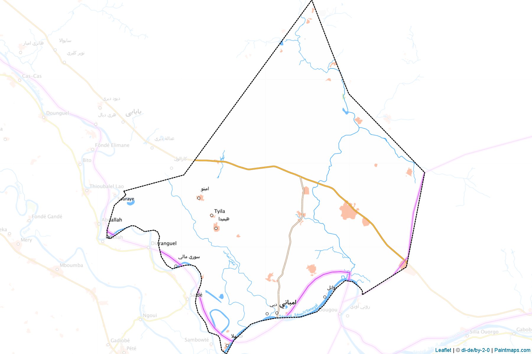 M'Bagne (Brakna Region) Map Cropping Samples-1